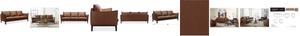 Furniture Chanute 88" Leather Sofa, Created for Macy's